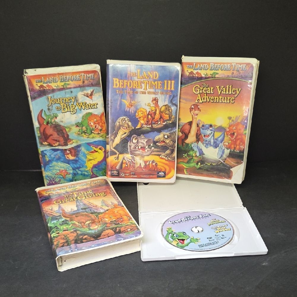 The Land Before Time VHS and‎ DVD Collection